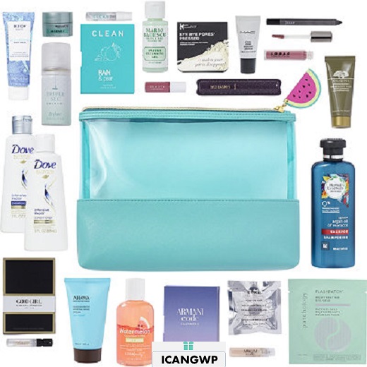 ulta 21 Pc Beauty Bag with any 75 icangwp blog watermelon icangpw blog