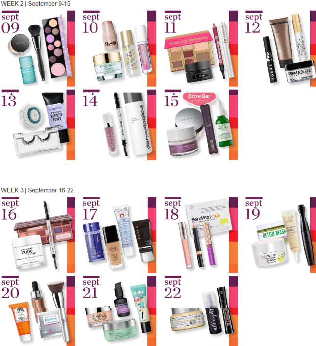 21 Days Of Beauty Ulta Beauty 2018 full spoilers icangwp blog (3)