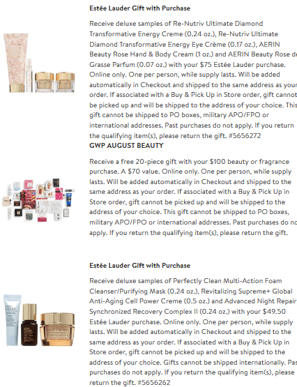 estee lauder gift with purchase double at Nordstrom aug 2018 icangwp blog