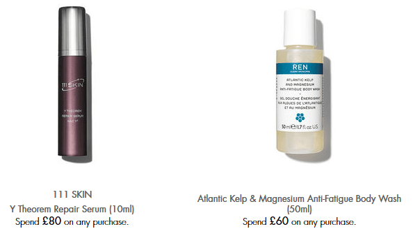 Space NK Offers and Gifts with Purchase