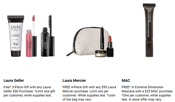 Beauty Free Gifts with Purchase belk