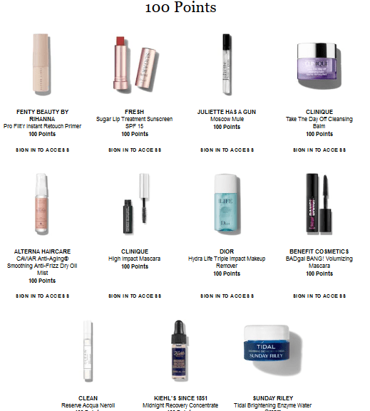 Beauty Insider Rewards Bazaar Sephora sept 2018 icangwp blog