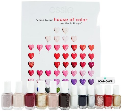 essie-advent-calendar 2018 beauty advent calendar 2018 icangwp blog
