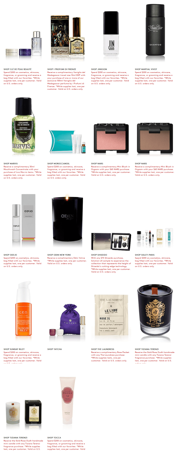 Gift with Purchase at Barneys New York beauty event september 2018 icangwp blog (2)