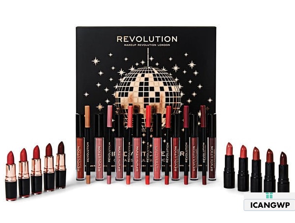 Revolution-Lip-Beauty-Advent-Calendar- beauty advent calendar 2018 icangwp blog 2