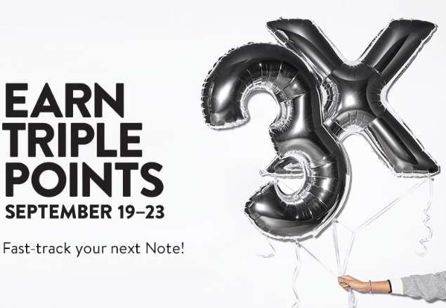 Triple Points Nordstrom september 2018 icangwp blog