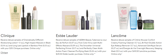 estee lauder lancome clinique Gift with Purchase Nordstrom icangwp blog