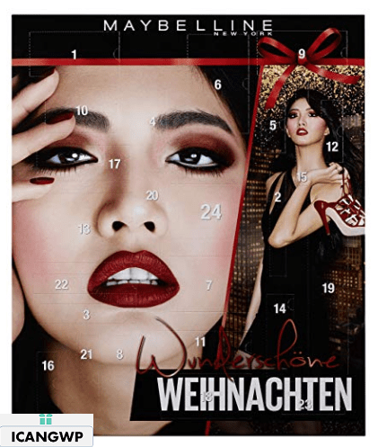 Maybelline New York Advent Calendar 2018 Beauty advent calendar 2018 icangwp blog