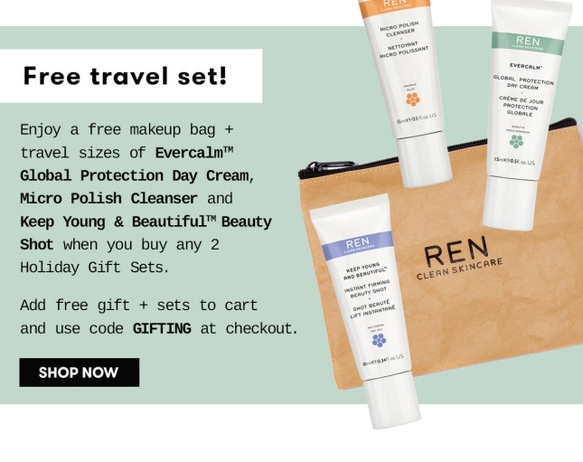 ren free travel size gift
