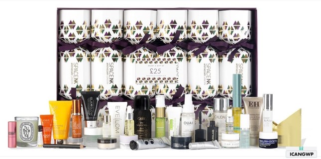 space nk goody bag space nk christmas crackers 2018 icangwp blog