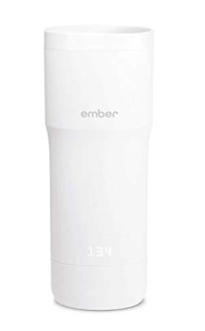 Amazon.com Ember TM151202US Travel White Temperature Control Trave Mug Large Kitchen Dining
