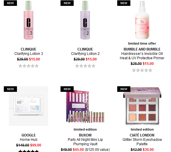 Beauty Sale Sephora bf