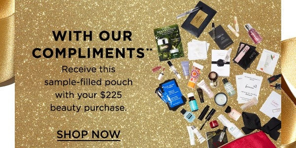 saks free gift with purchase sample fill 225 cyber monday