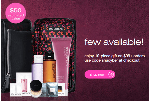 shu uemuraspecial offers page