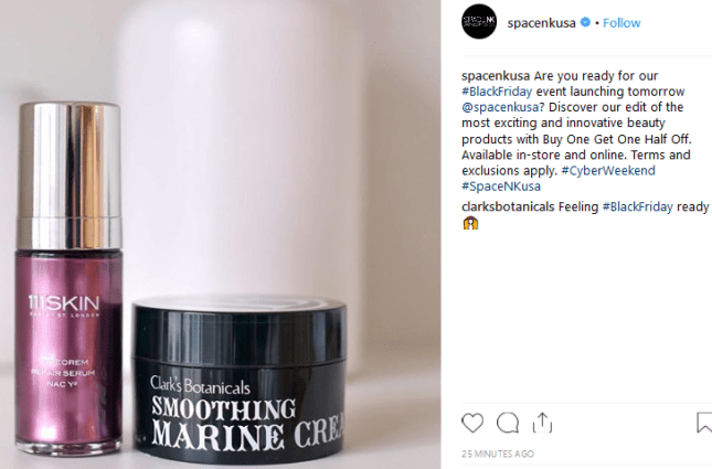 Space NK black friday bogo half icangwp blog