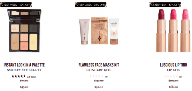 Up To 40 Off Black Friday 2018 Beauty Deals Makeup Skincare Charlotte Tilbury 3