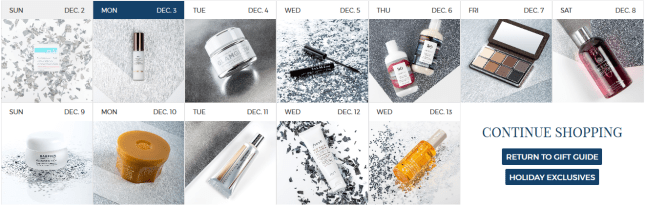 12 days of beauty gifts bluemercury