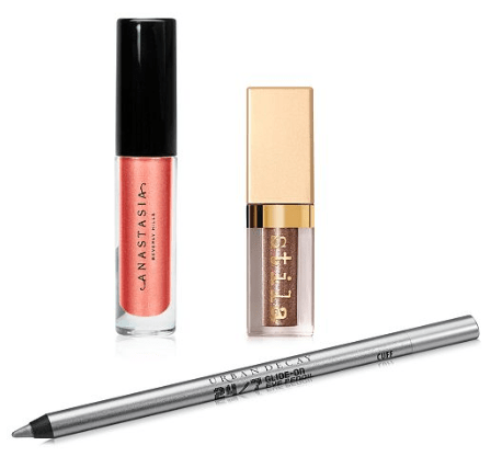 Macy s Beauty Collection ALL THAT SHINES Choose Your FREE Trial Size Metallic or Glitter Gift with any 50 purchase from Select Beauty brands Gifts with Purchase Beauty Macy s ic