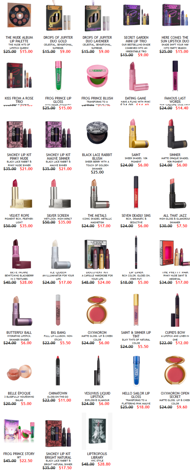 Sale Lipstick Queen