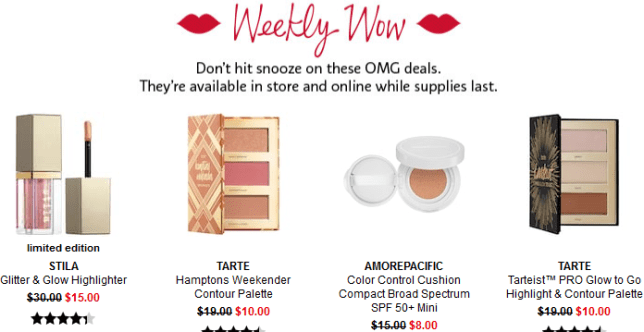Sephora weekly wow dec 2018Coupons Promo Codes Coupon Codes Sephora