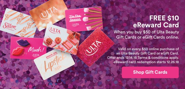 ulta free gift card