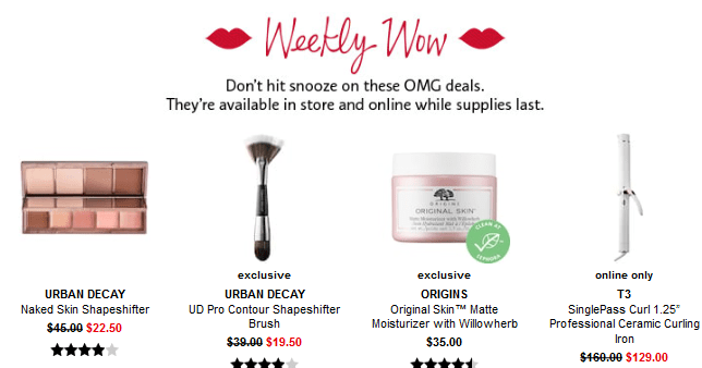 sephora weekly wow coupons promo codes coupon codes sephora icangwp blog jan 2019