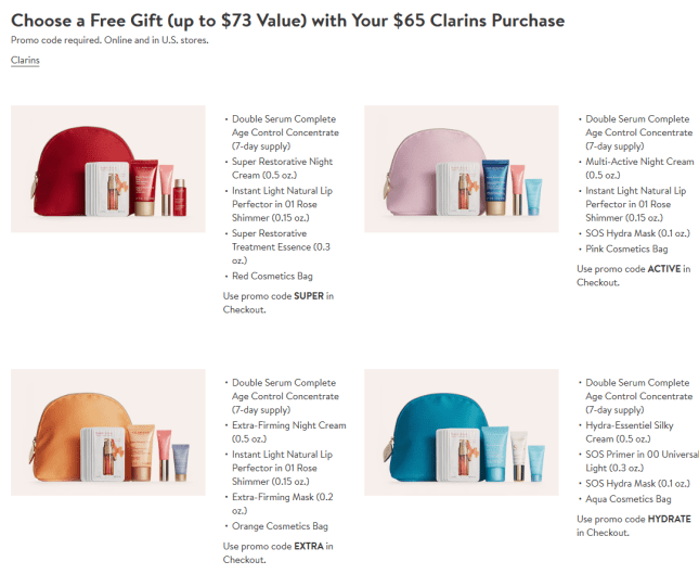 clarins Gift with Purchase Nordstrom icangwp blog