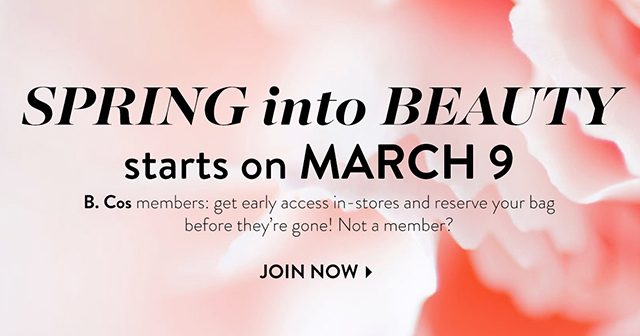 cos bar spring into beauty 2019 icangwp blog