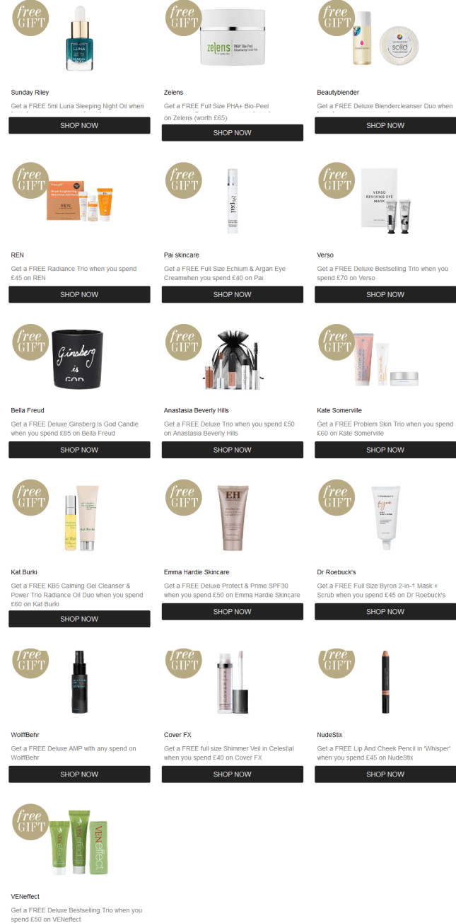 Discount Codes Promotions Cult Beauty march 2019 (2)