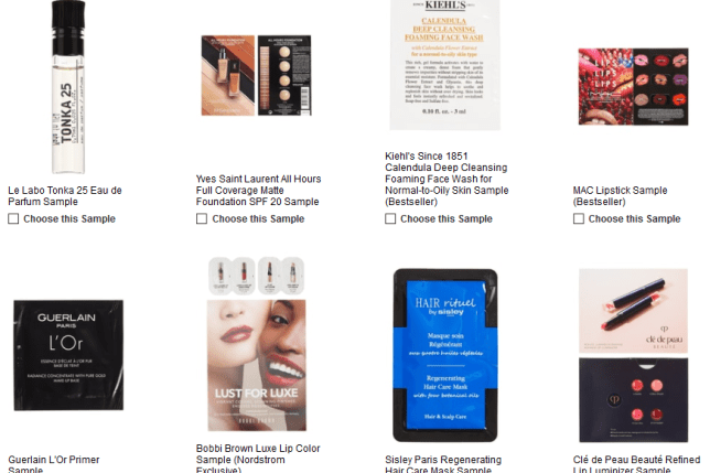 Free Makeup Samples with Purchase Nordstrom march 2019 icangwp blog