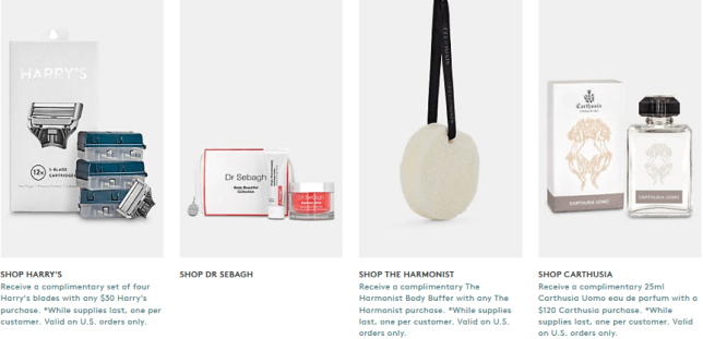 Gift with Purchase Barneys New York love yourself step ups icangwp blog