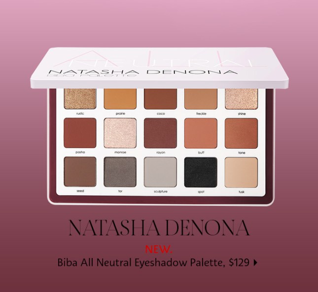 sephora natasha denova neutral palette 2019