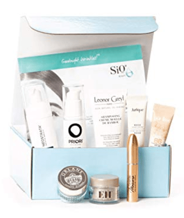 Amazon.com NewBeauty BeautyReport Sample Box Stop the Clock Edition Complete Anti Aging Regimen Set ft. Hawthorn Berry Amino Acids Peptides Hydrating Essential Oils Beauty