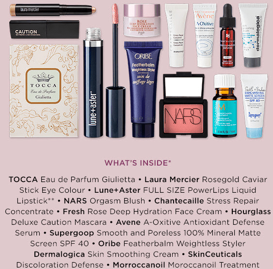 bluemercury 13 piece deluxe sample bag april 2019 icanwp blog