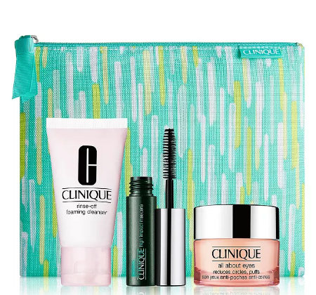 Clinique Fresh Start Set for 25.50 with any Clinique iD™ purchase a 50 value 100 Exclusive Bloomingdale s