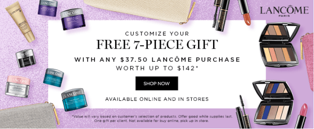 lancome gift with purchas Boscovs april 2019 icangwp blog
