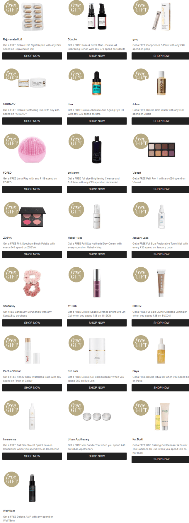 Promotions Cult Beauty sale april 2019 icangwp blog