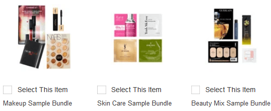 neiman marcus samples at checkout