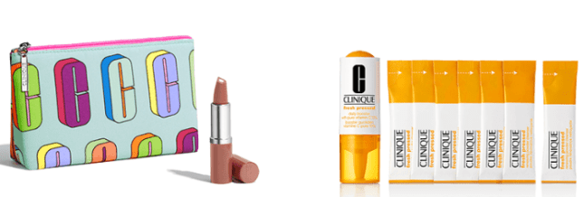 Free 7 piece gift Clinique Clinique step up icangwp