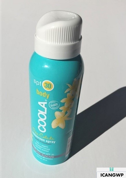 Coola Pina Colada Body Sunscreen Spray SPF30 reivew by icangwp blog