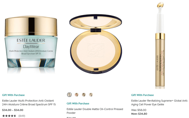 Estee Lauder sale Nordstrom