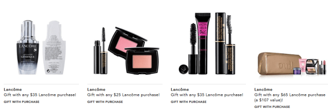 Lancome Makeup Skincare Perfume GWP Bloomingdale s