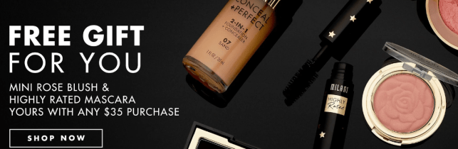 Milani Cosmetics   FREE U.S. Shipping with  30 Orders.png