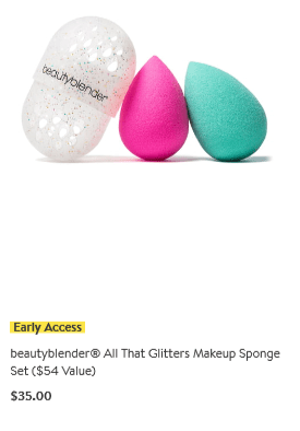 Nordstrom anniversary beauty exclusive beautyblender icangwp blog