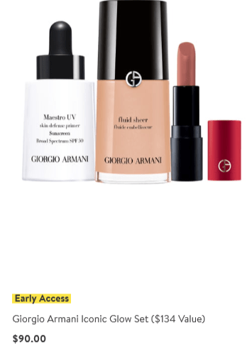 Nordstrom anniversary sale 2019 beauty exclusive giorgio armani icangwp blog