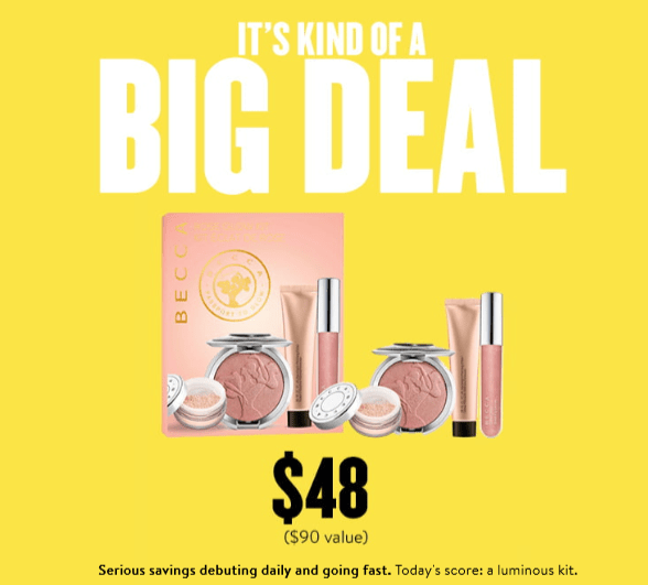 nordstrom anniversary sale it's kind of big deal becca