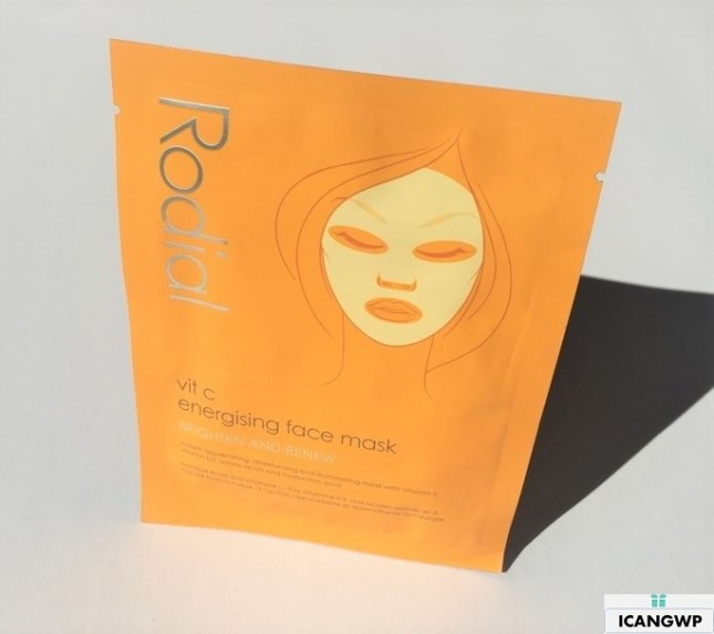 Rodial Vit C Sheet Mask review by icangwp blog