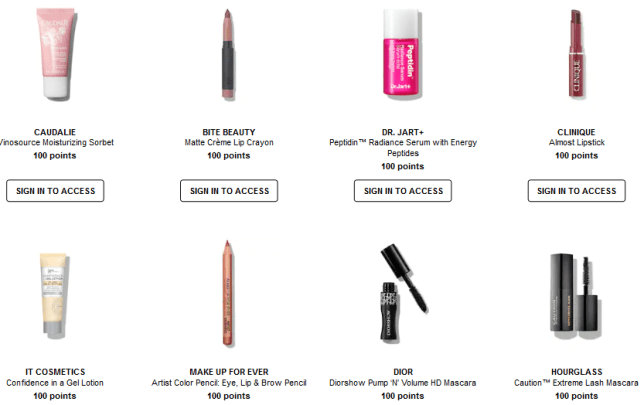 Welcome to the Beauty Insider Rewards Bazaar Sephora