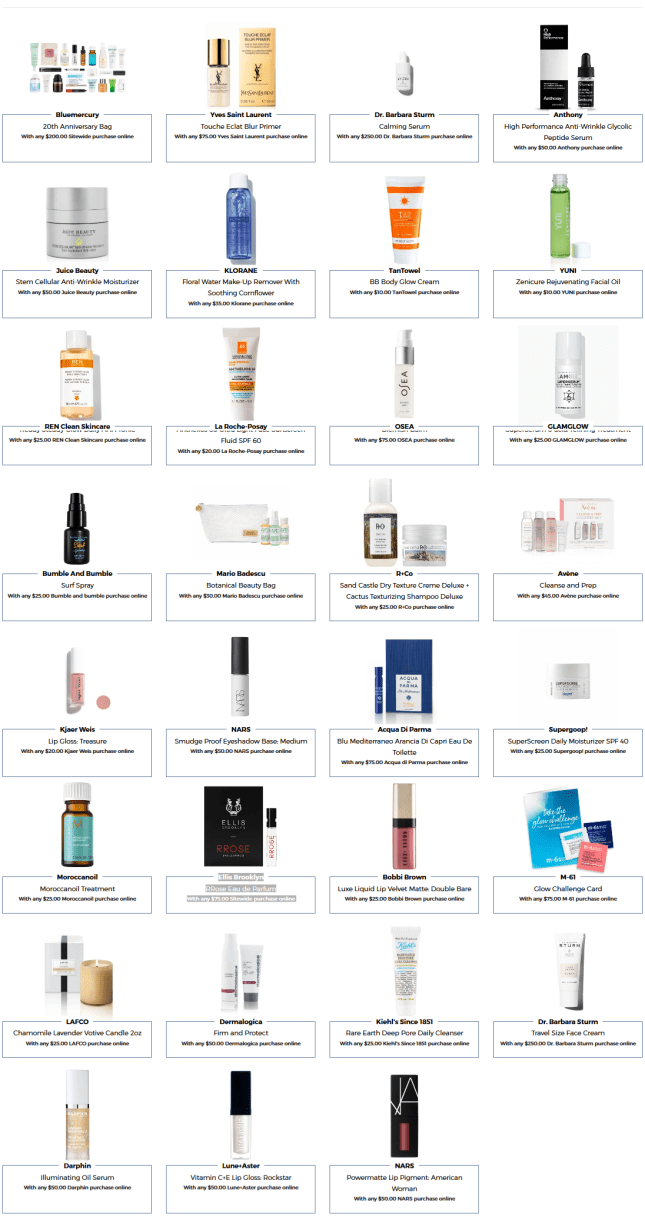 Beauty Treats on Us bluemercury aug 2019 icangwp blog