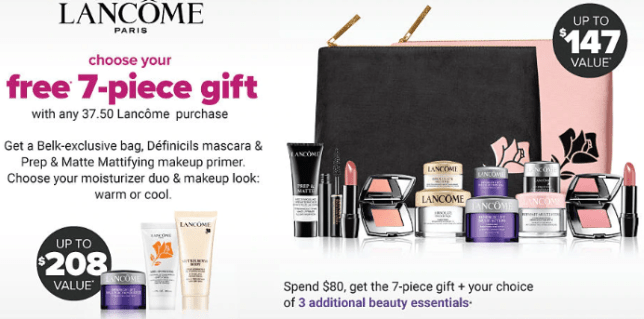 Lancôme FREE Gift with Purchase belk lancome gift with purchase september 2019 icangwp blog